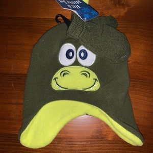 Toddler Monster Beanie and Gloves Set